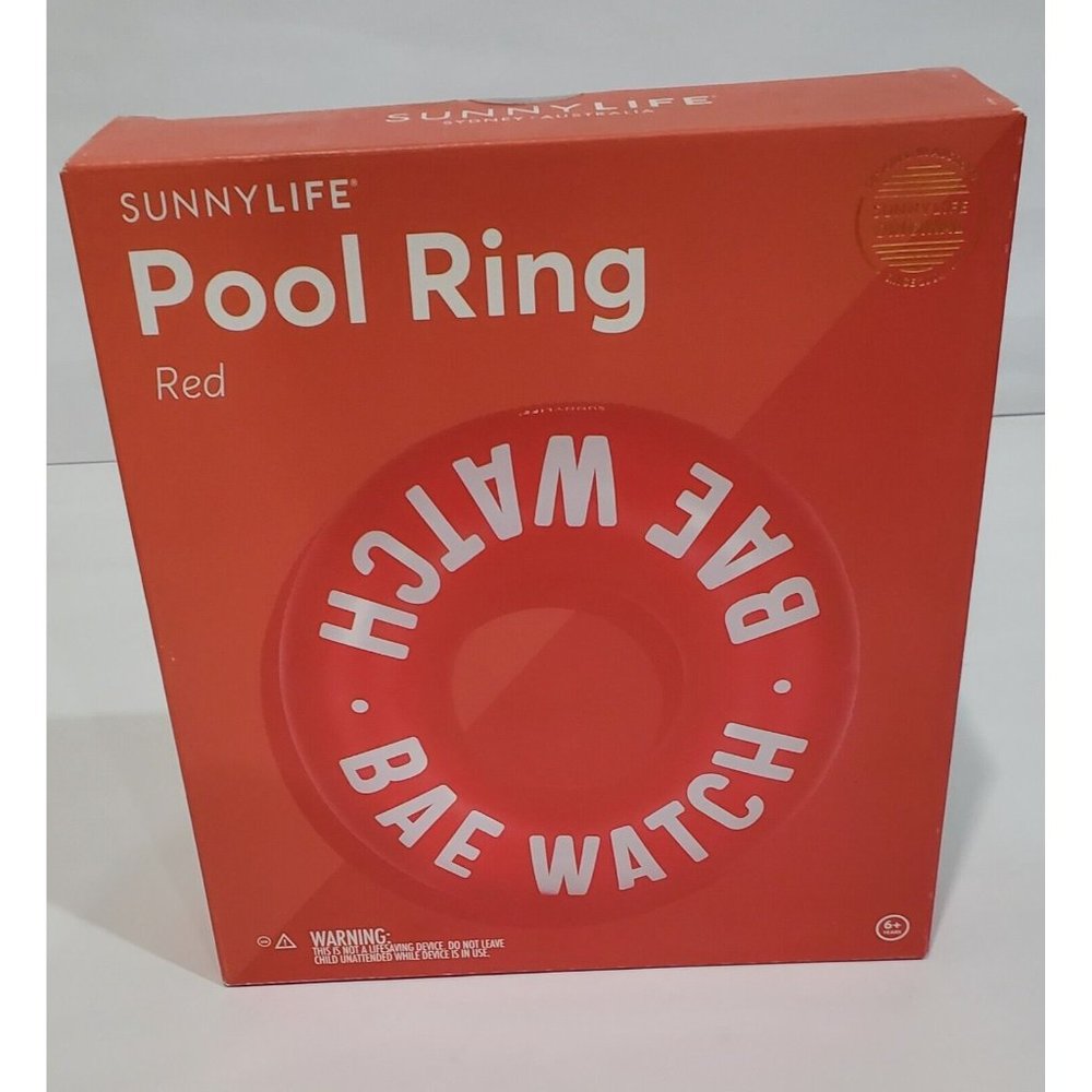 SunnyLIFE Inflatable Pool Float Inner Tube Floating Ring - Picture 2 of 4
